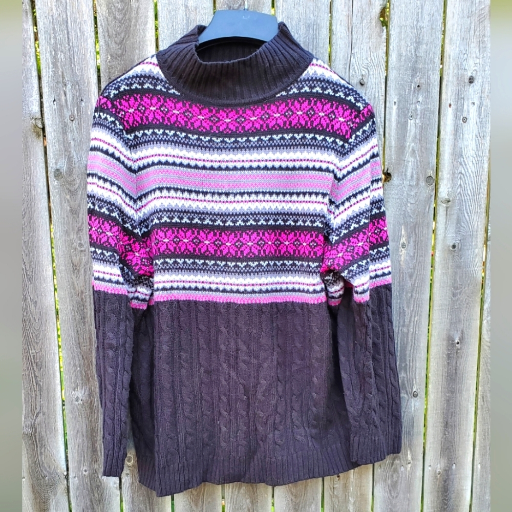 Dress Barn Plus Size Turtleneck Sweater 2X